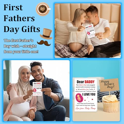 Funny First Father's Day Card for New Dads - Heartfelt Gift