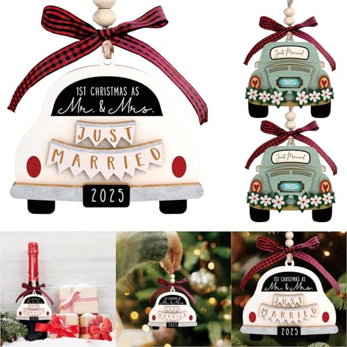 Personalized Wedding Ornament 2025 - New Home & Car Keepsake