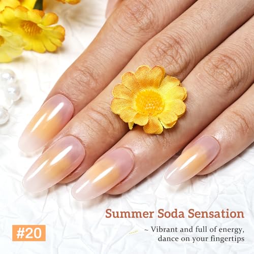JODSONE Cushion Painting Gel Polish Set with Sponges and Grabbing Pen