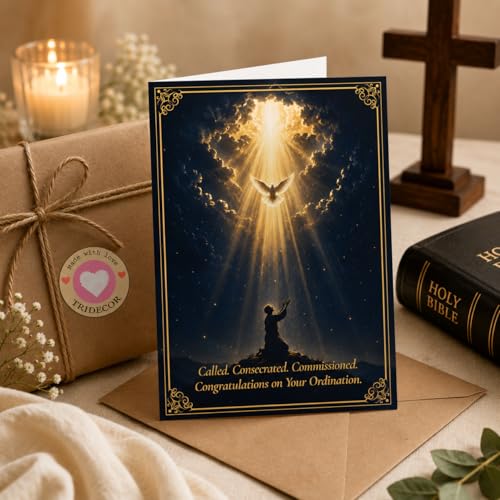 Ordination Congratulations Card for Pastor, Priest & Church Leaders