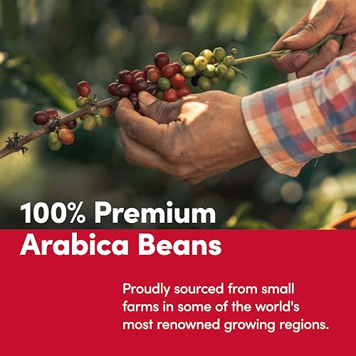 Tim Hortons Dark Roast Ground Coffee, 100% Arabica Beans, 12 Ounce Bag