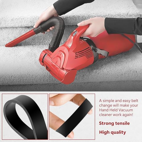 HASMX Replacement Belts for Dirt Devil Handheld Vacuums - 4-Pack