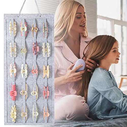 SMUK Large Hair Claw Clip Organizer - Wall Hanging Storage for Clips