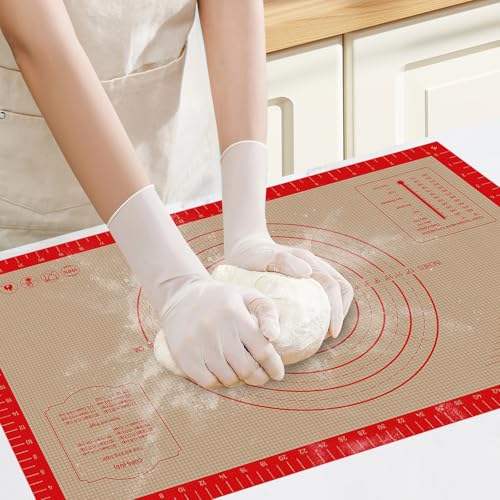 Koolstuffs Silicone Pastry Mat, 26" x 16" Non-Slip for Baking
