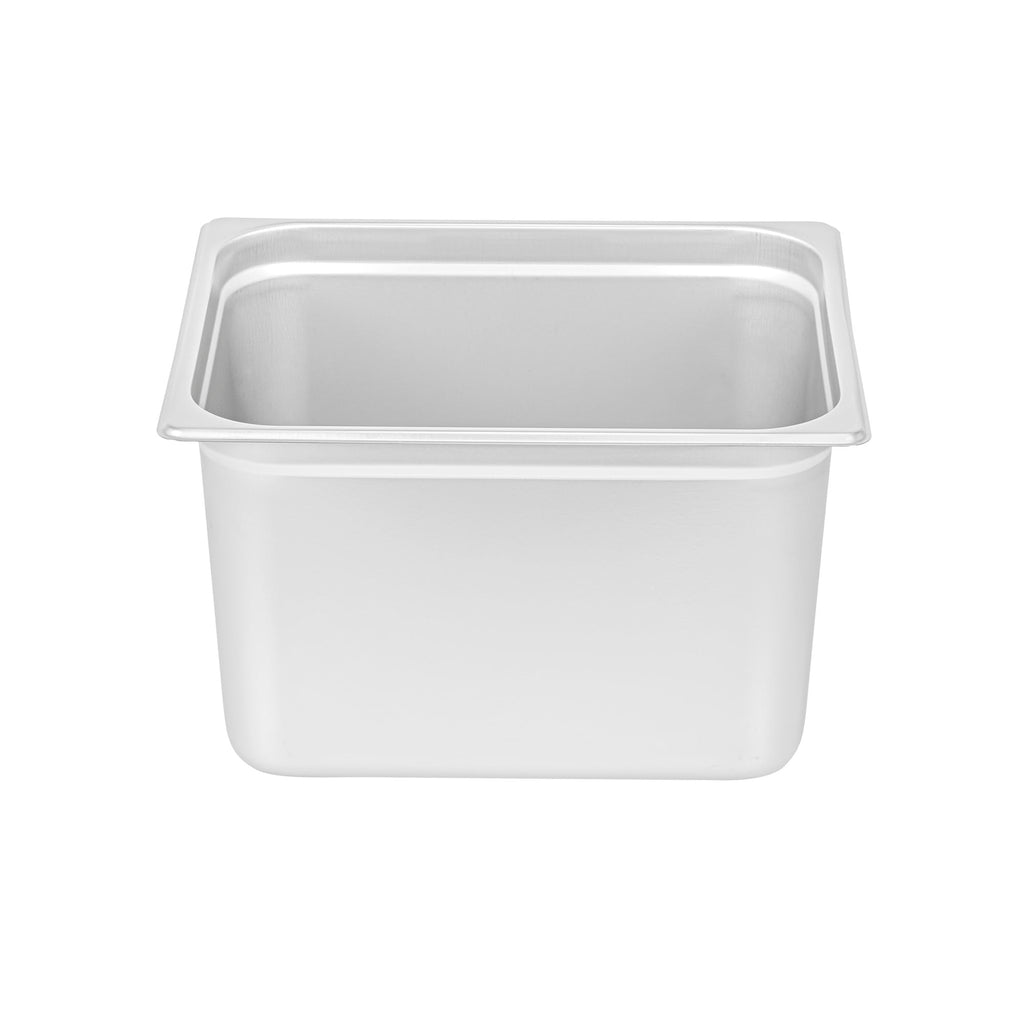 Restaurantware-Kitchen Tek 1/2 Half Size Steam Table Pan, 1 Anti-Jam Steam Pan - Lid Sold Separately, 8â€ Deep, 24 Gauge Stainless Steel, Freezable, For Catering Event And Party