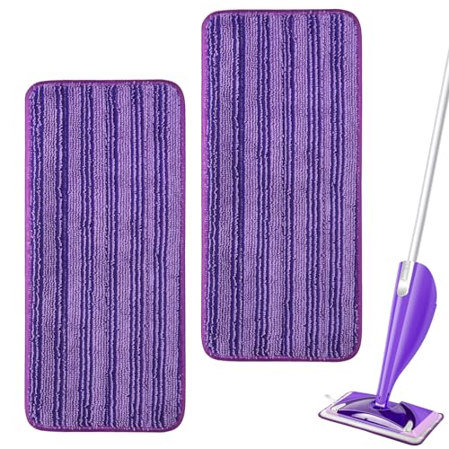 Microfiber WetJet Pads for Swiffer Wet Jet - 2 Pack, 11.8" x 5.5"