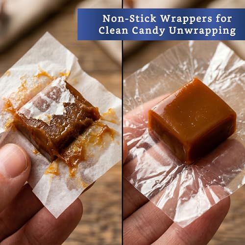 Fiesta Wraps 600-Pack Clear Cellophane Candy Wrappers, 2.5 x 3.5 Inch