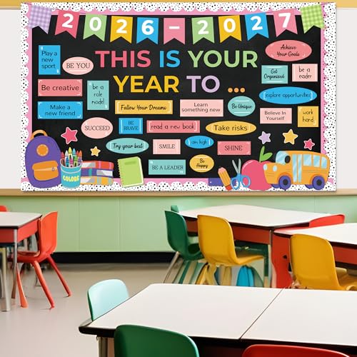 2026-2027 Classroom Bulletin Board Set for Back to School