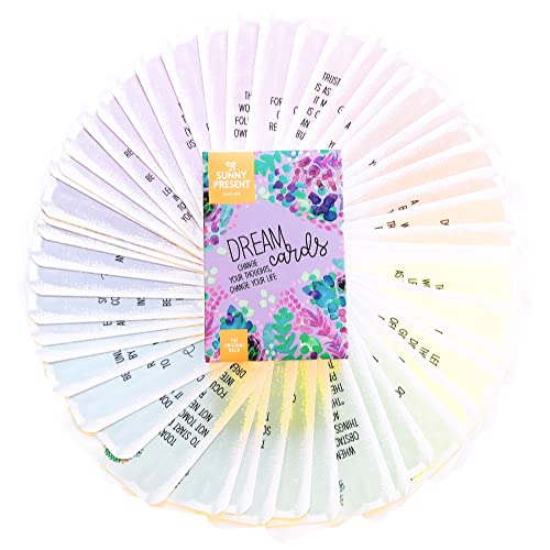Dream Cards for Self-Care & Goal Achievement - 50 Empowering Cards