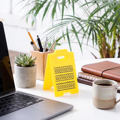 Sliner Hidden Message Desk Sign | 2-in-1 Ambigram Office Decor