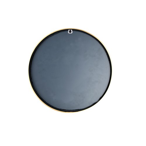 SDlumeiy 12 Inch Aluminum Framed Modern Gold Round Wall Mirror, Small Metal Framed Mirror for Bathroom, Living Room, Entryway, Hallway Decoration (Gold, 12x12)