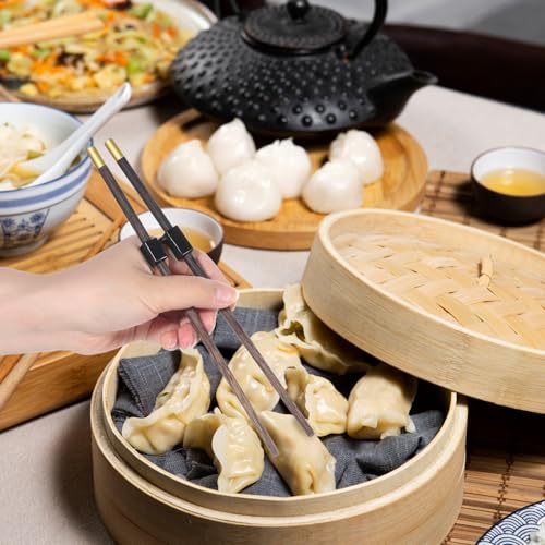 10 Reusable Chopstick Helpers for Easy Learning - Black Training Connectors