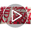 Red Happy Birthday Felt Sign - Reusable Wall Backdrop Banner Decor