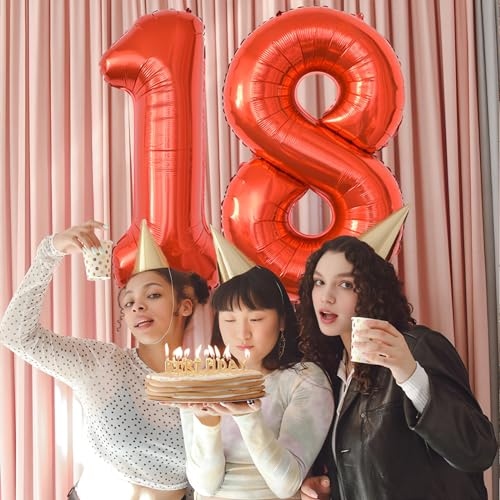 40 Inch Number 5 Foil Helium Balloon for Birthday & Wedding