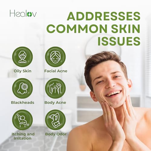 Herblov Tea Tree Face Wash & Acne Cleanser with Aloe Vera