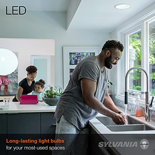 LEDVANCE 9W BR30 Dimmable LED Light Bulb, 800 Lumens, 5000K Daylight - 1 Pack