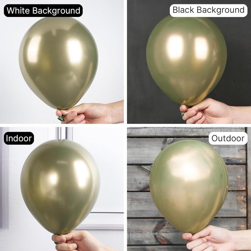 Metallic Gold Latex Balloons 12-Inch Party Decorations 50 Pcs