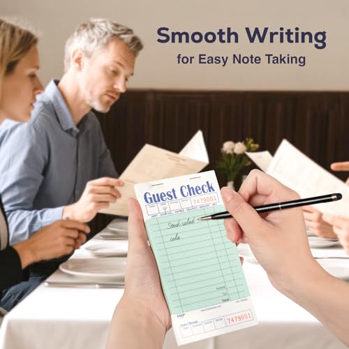 FMP Brands Guest Check Pads - 6 Pack, 300 Sheets for Servers