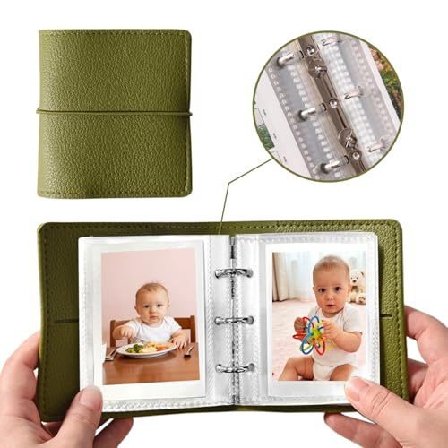 Mactto Dark Brown Photo Album for Fujifilm Instax Mini - 50 Pockets