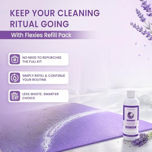 Flexies Lavender Foaming Yoga Mat Cleaner Refill Pack - 6.76 fl oz