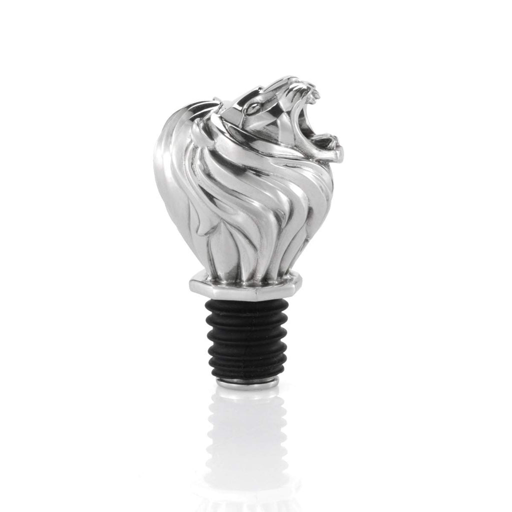 Royal Selangor Hand Finished Savannah Collection Pewter Lion Wine Pourer Gift