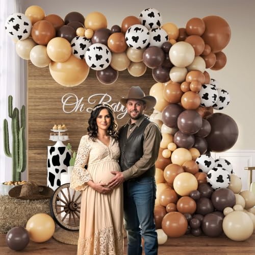 Cowboy Balloon Arch Kit - 31pcs Wild West Party Decorations