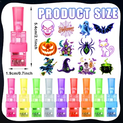 24PCS Halloween Finger Lights for Kids | Glow Party Favors