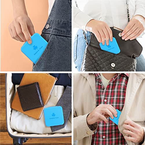 ARGOMAX Slim Aligner Case - Portable Retainer Box with Airflow Slots, Blue