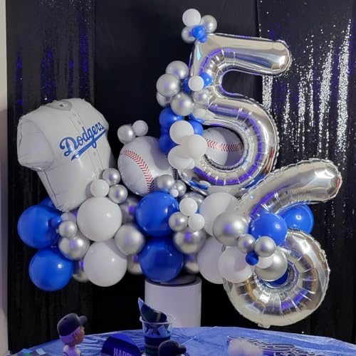 40 Inch Silver Number 1 Foil Balloon for Birthday & Party Decor
