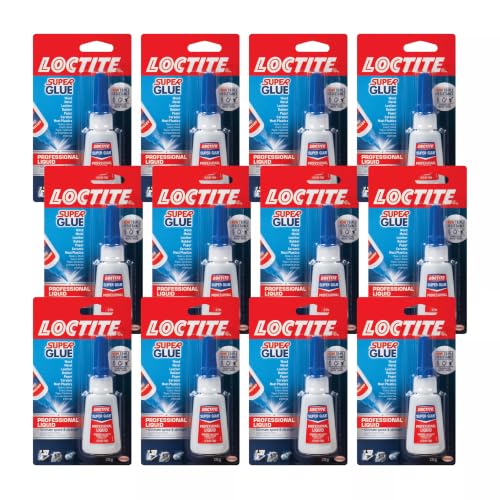 Loctite Professional Liquid Super Glue, 20g Bottle - 12 Pack Bulk Set
