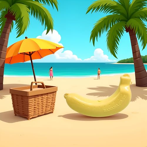 BPA-Free Banana Storage Container - Durable Travel Case for Freshness