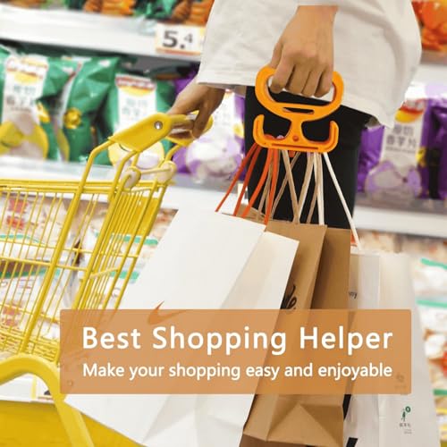 JIUANODD Plastic Shopping Bag Handle with Ergonomic Grip – Heavy-Duty Carrier
