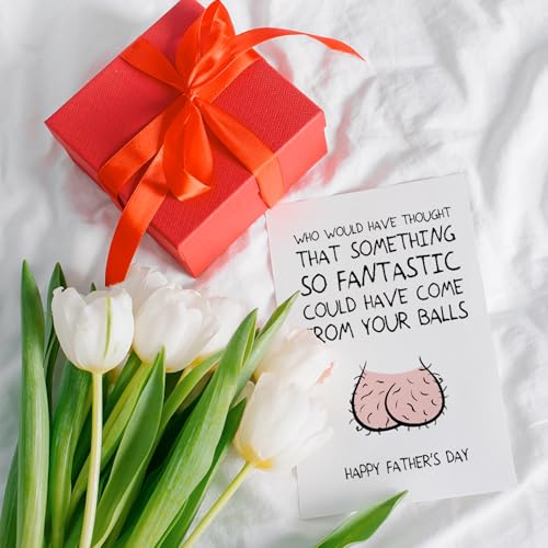 Funny Father's Day Card for Dad - Unique Gag Gift from Kids