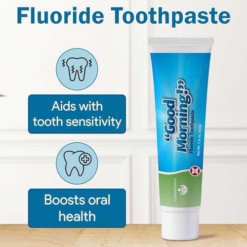 TenderGentle Sodium Fluoride Toothpaste 1.5oz 2-Pack Mint Flavor