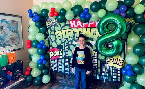 Green Number 6 Balloon 40 Inch - Foil Birthday Party Decoration