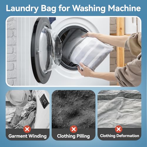 Hoodeet Mesh Laundry Bags Set 4Pcs for Delicates - Large, Medium, Small Variations