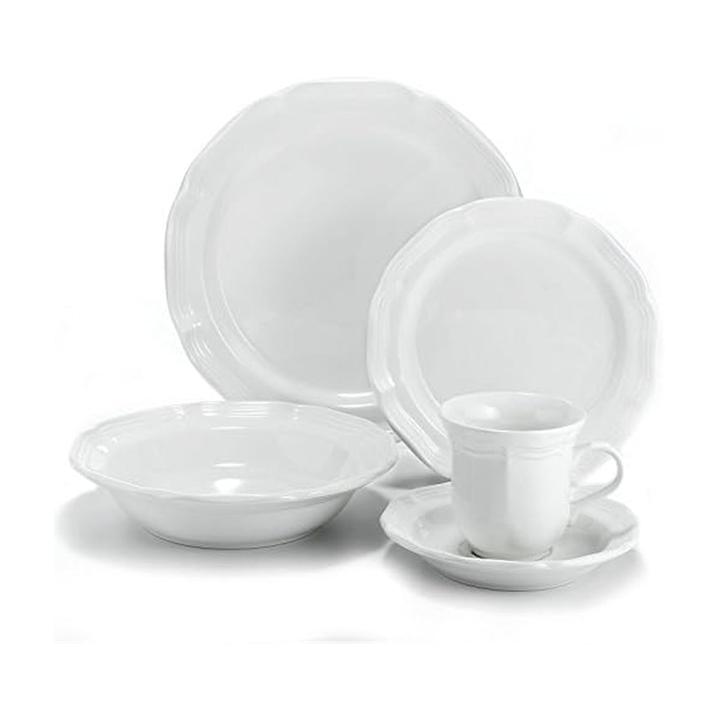 Mikasa French Countryside 5-Piece Place Setting, Cream