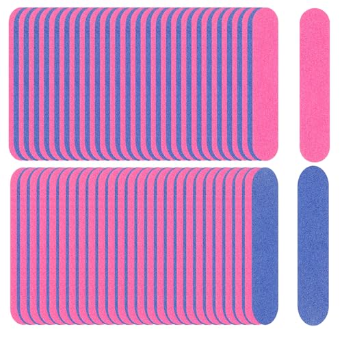 Cobee Professional Nail Files 100 Pcs, 180/240 Grit Double Sided Emery Boards