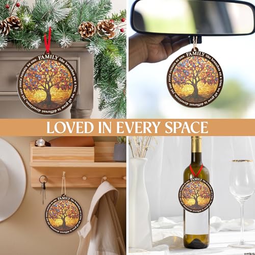 Tree of Life Christmas Ornament for Family & Home Decor