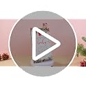Christmas Baby Shower Game Set - Diaper Raffle Supplies with Santa Design