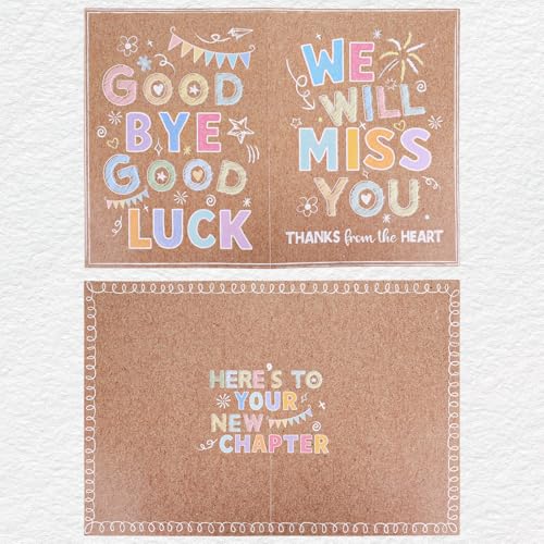 Lasuroa Giant Farewell Greeting Card, Jumbo Goodbye Card, 15.75x10.63 Inch