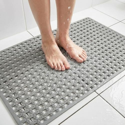 BEEHOMEE Non-Slip Baby Bath Mat - Cartoon Pattern 9, 27x15 Inch XL
