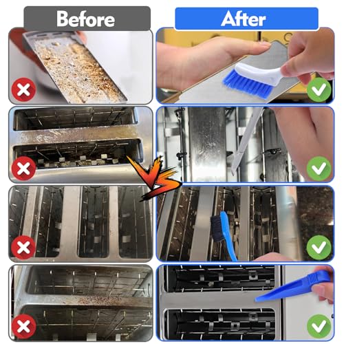 Toaster Cleaning Brush Set - 5 Piece Kit for Easy Maintenance