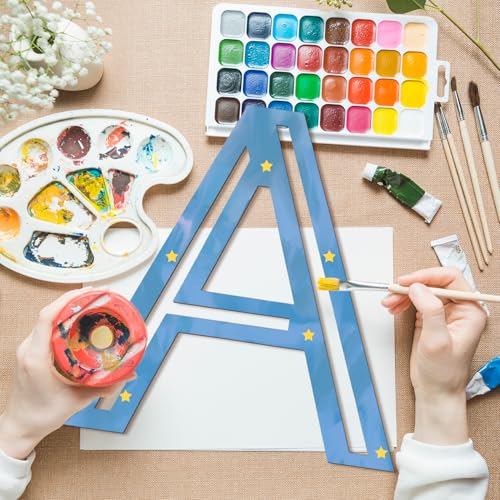 14-Inch Unfinished Wooden Letter V - Durable Plywood Cutout for DIY Decor