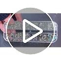 HNUIX 3D Glass Crystal Nail Art Rhinestones Kit with Flatback Gems and Beads