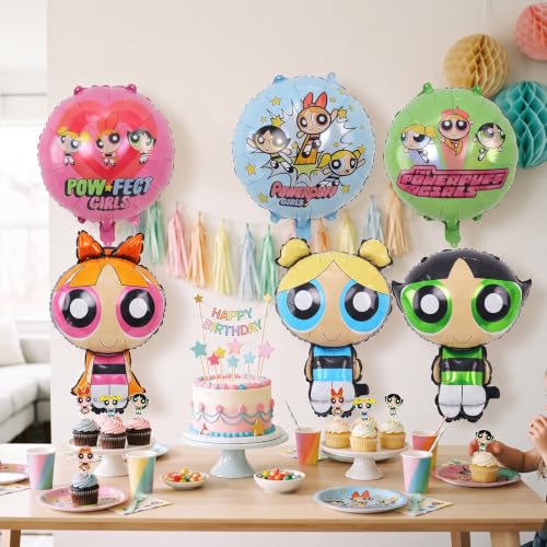 Omto Pink-a19 6pcs Foil Balloons for Birthday Party & Decorations
