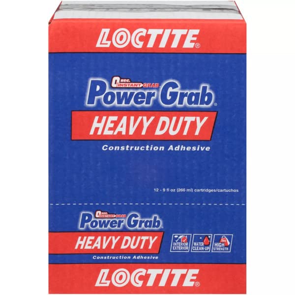 Loctite Power Grab Express Heavy Duty Adhesive, 9 oz - 12 Pack