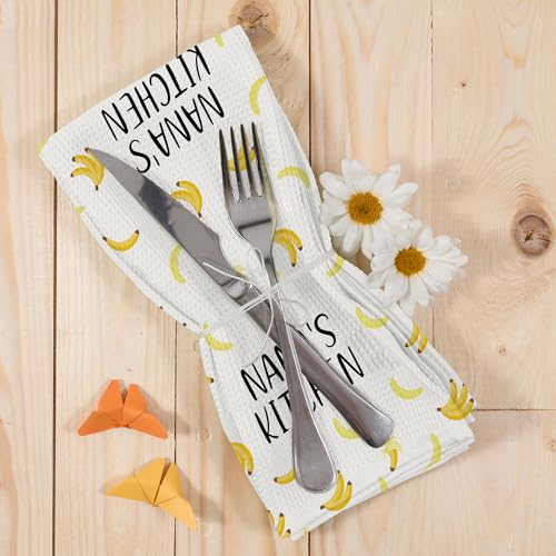 Funny Banana Kitchen Dish Towels - 16x24 in, Ideal Gifts for Grandma