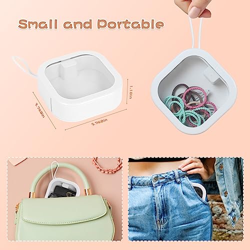 Portable Hair Tie Organizer - Stackable Wall-Mounted Storage