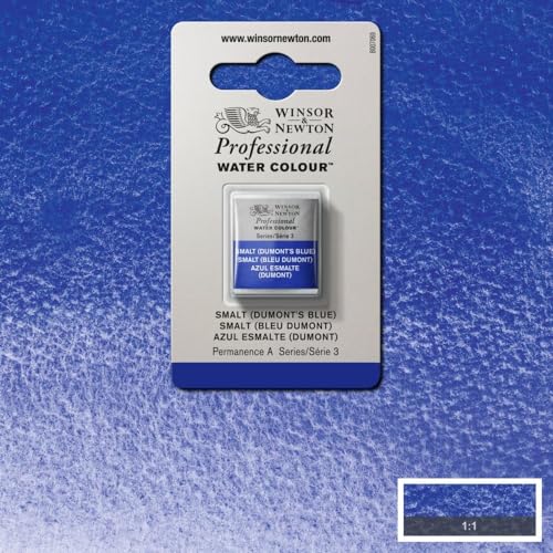Winsor & Newton Professional Watercolor Half Pan - Smalt